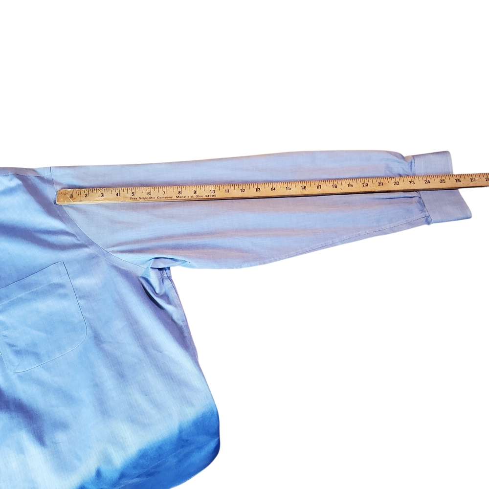 Nordstrom Smartcare Traditional Fit Dress Shirt. Light Blue. 17.5 / 37 - Picture 8 of 10